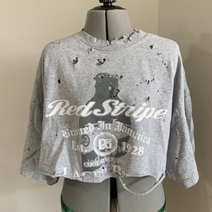 Vintage RedStripe Graphic Tee